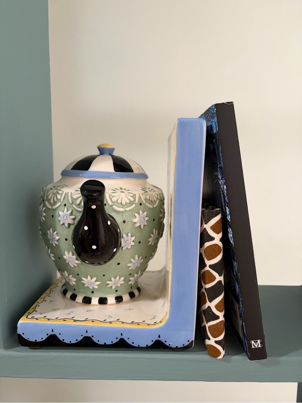 Mary Engelbreit Teapot Bookend